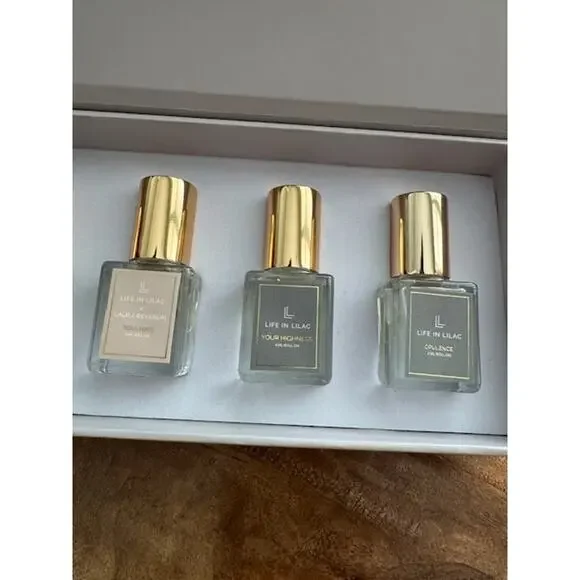 Life in Lilac Best Selling Set of 6 Mini Perfume Roll-On Sampler Scents- New - Picture 5 of 5